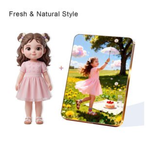 Fresh Nature style Custom 3D Figure & 10" Photo Frame