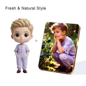 Fresh Nature Style Custom 3D Figure & 10" Photo Frame