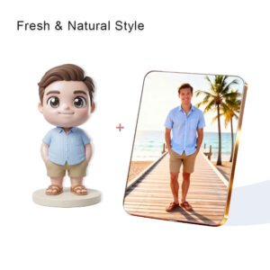 Fresh Nature style Custom 3D Figure & 10" Photo Frame
