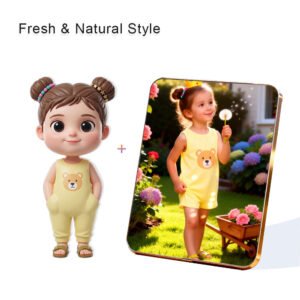 Fresh Nature style Custom 3D Figure & 10" Photo Frame