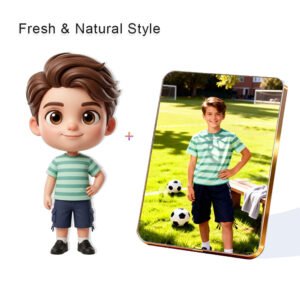 Fresh Nature Style Custom 3D Figure & 10" Photo Frame