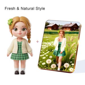 Fresh Nature style Custom 3D Figure & 10" Photo Frame