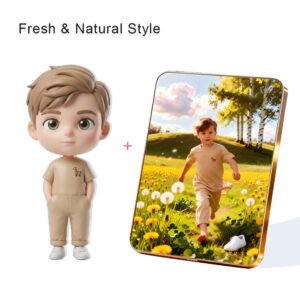 Fresh Nature Style Custom 3D Figure & 10" Photo Frame