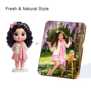 Fresh Nature style Custom 3D Figure & 10" Photo Frame