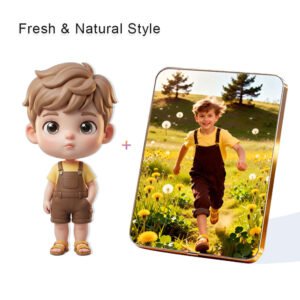 Fresh Nature Style Custom 3D Figure & 10" Photo Frame