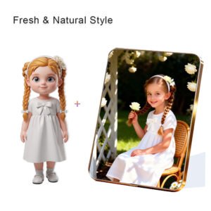 Fresh Nature style Custom 3D Figure & 10" Photo Frame