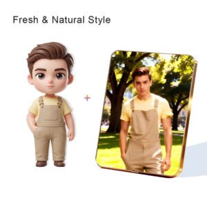 Fresh Nature style Custom 3D Figure & 10" Photo Frame