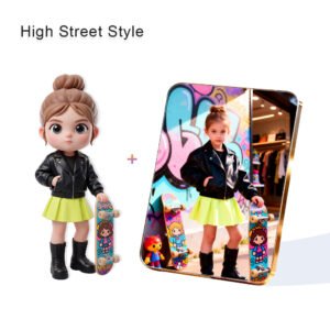 High Street Style Fashion Custom 3D Figure & 10" Photo Frame