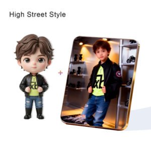High Street Style Fashion Custom 3D Figure & 10" Photo Frame