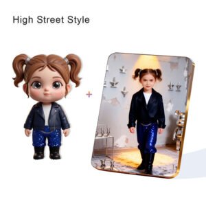High Street Style Fashion Custom 3D Figure & 10" Photo Frame