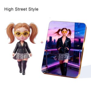 High Street style Fashion Custom 3D Figure & 10" Photo Frame
