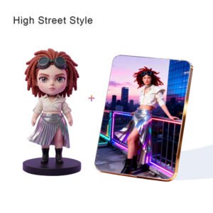 High Street style Fashion Custom 3D Figure & 10" Photo Frame