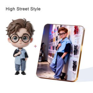 High Street Style Fashion Custom 3D Figure & 10" Photo Frame
