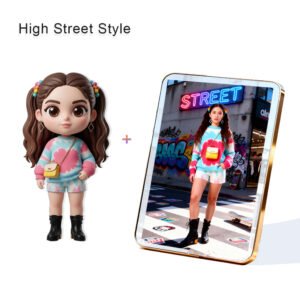 High Street style Fashion Custom 3D Figure & 10" Photo Frame