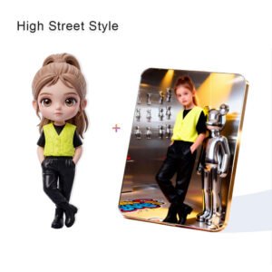 High Street Style Fashion Custom 3D Figure & 10" Photo Frame