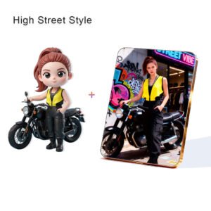 High Street style Fashion Custom 3D Figure & 10" Photo Frame