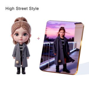 High Street Style Fashion Custom 3D Figure & 10" Photo Frame