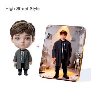 High Street Style Fashion Custom 3D Figure & 10" Photo Frame