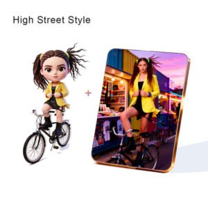 High Street style Fashion Custom 3D Figure & 10" Photo Frame
