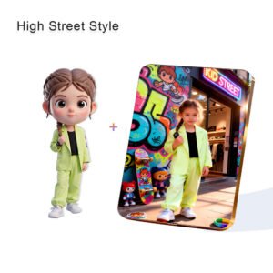 High Street Style Fashion Custom 3D Figure & 10" Photo Frame