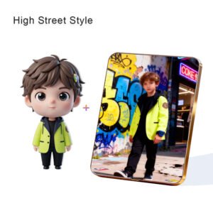 High Street Style Fashion Custom 3D Figure & 10" Photo Frame