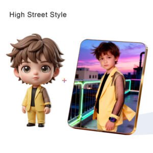 High Street Style Fashion Custom 3D Figure & 10" Photo Frame