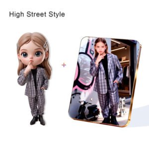 High Street Style Fashion Custom 3D Figure & 10" Photo Frame