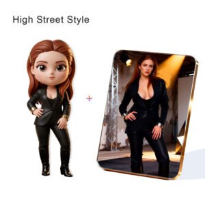 High Street style Fashion Custom 3D Figure & 10" Photo Frame