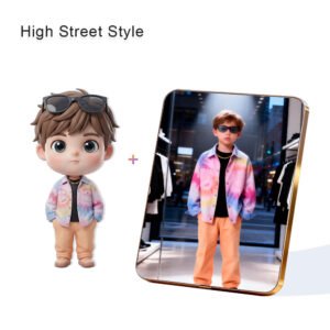 High Street Style Fashion Custom 3D Figure & 10" Photo Frame