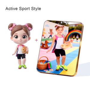 Active Sport Style Custom 3D Figure & 10" Photo Frame