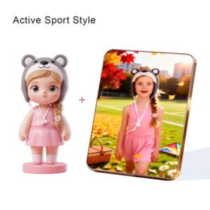 Active Sport Style Custom 3D Figure & 10" Photo Frame