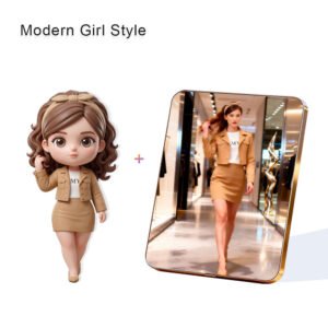 Modern Glam Style Custom 3D Figure & 10" Photo Frame