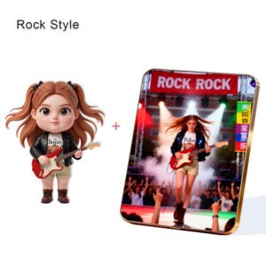 Rock Style Custom 3D Figure & 10" Photo Frame
