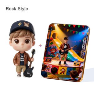Rock Style Custom 3D Figure & 10" Photo Frame