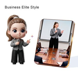 Business Elite style Custom 3D Figure & 10" Photo Frame