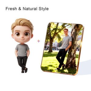Fresh Nature style Custom 3D Figure & 10" Photo Frame