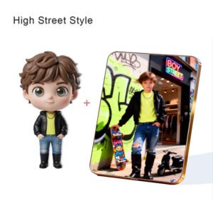 High Street Style Fashion Custom 3D Figure & 10" Photo Frame