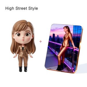 High Street style Fashion Custom 3D Figure & 10" Photo Frame