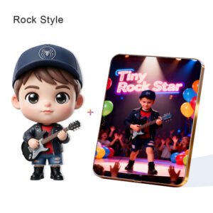 Rock Style Custom 3D Figure & 10" Photo Frame
